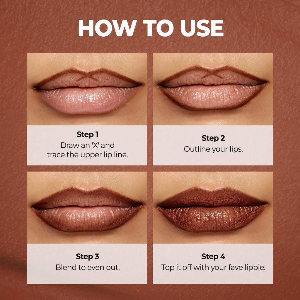 [Laka] Easy Glide Lip Liner — Creamy, Blendable Color with Smooth Application