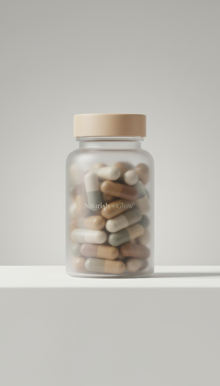 Nourish+Glow Multivitamin Capsules Plant-Based